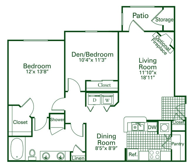 Floorplan - Verandas at Taylor Oaks