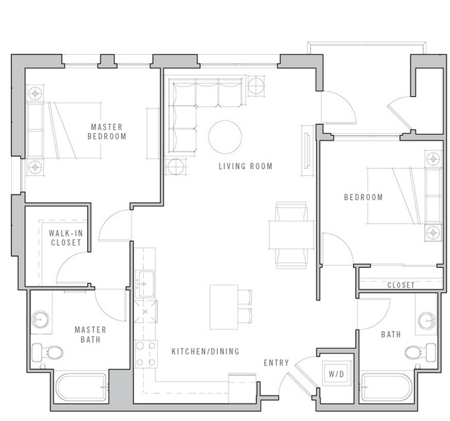Floorplan - Loft House Apartments