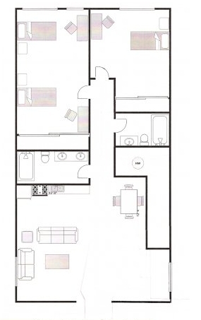 2BR/2BA - University Village Fullerton Student Living