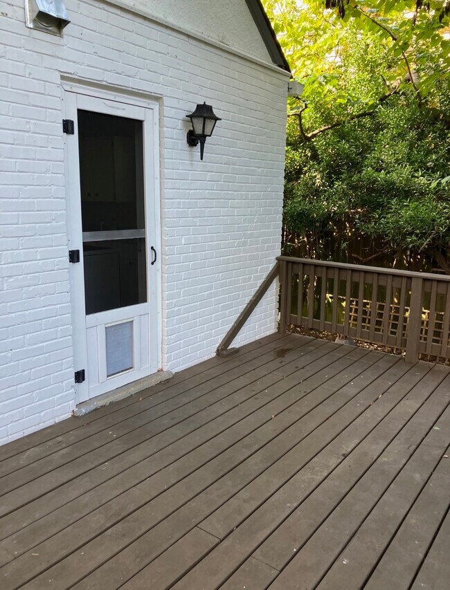 Back Deck off the kitchen - 6027 Ridge Dr