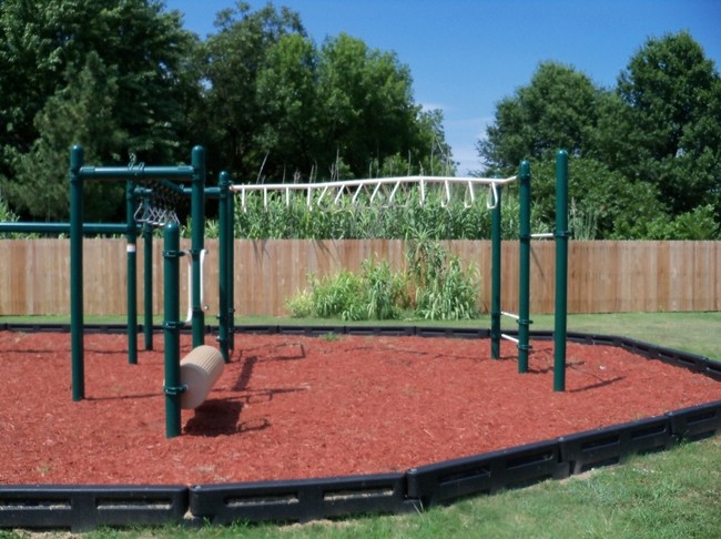 Monkey Bars at the playground - Gardens at Pryor Creek