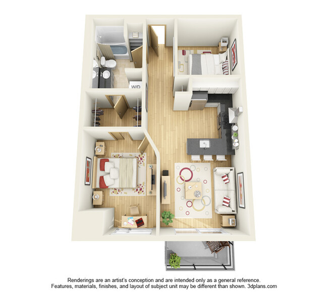 Floorplan - Solhavn Apartments