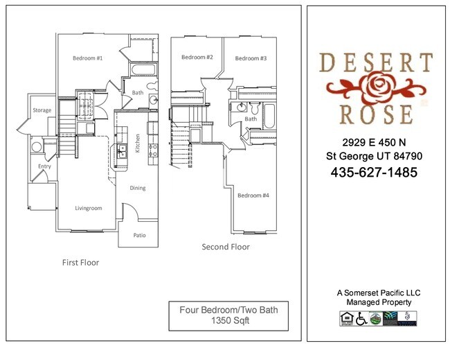 Floorplan - Desert Rose Apartments
