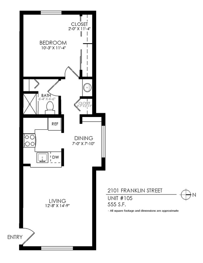 Floorplan - 2101 Franklin