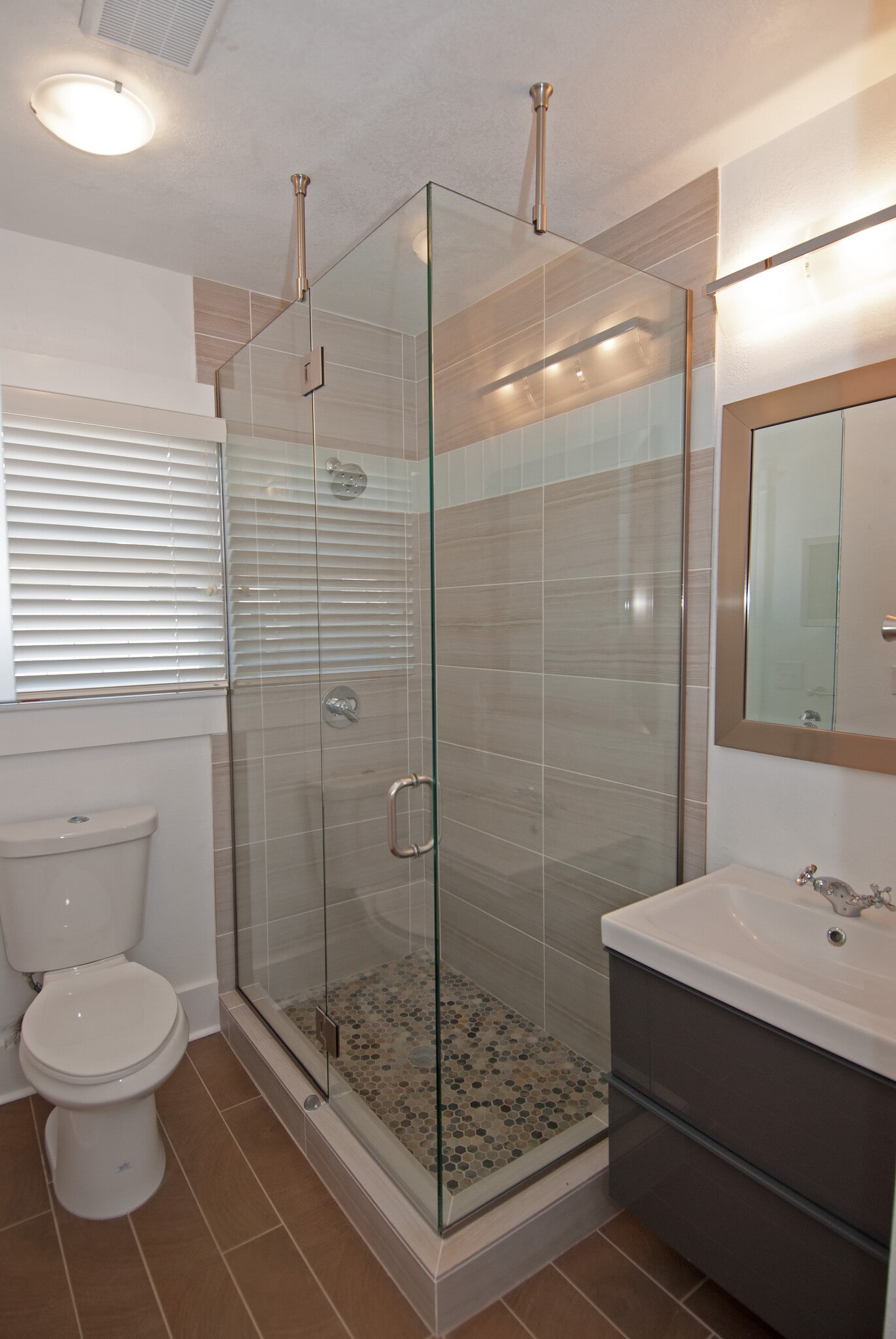 Remodeled hall bathroom - 60 W Lewis Ave