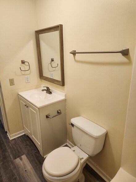 New vanity and new mirror - 5230 Beach Dr