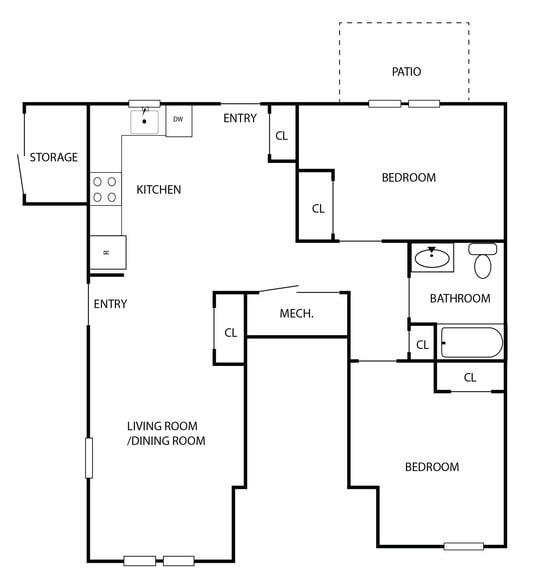 2 Bedroom Apartment - Flagstone Point