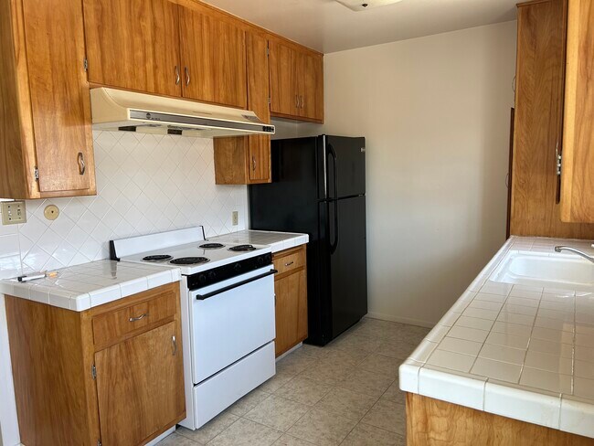 Kitchen (refrigerator, electric stove, dishwasher) - 147 Genoa St