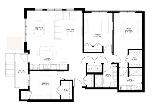 Floorplan - Grand Central Flats