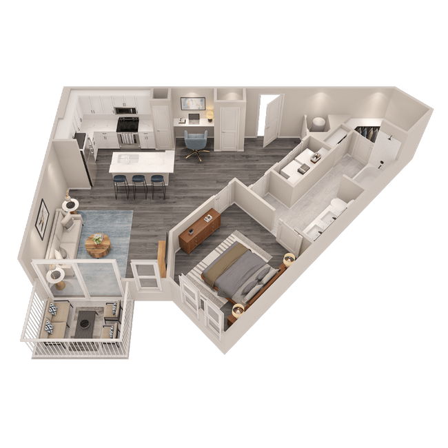 Floorplan - The Cunningham Apartments