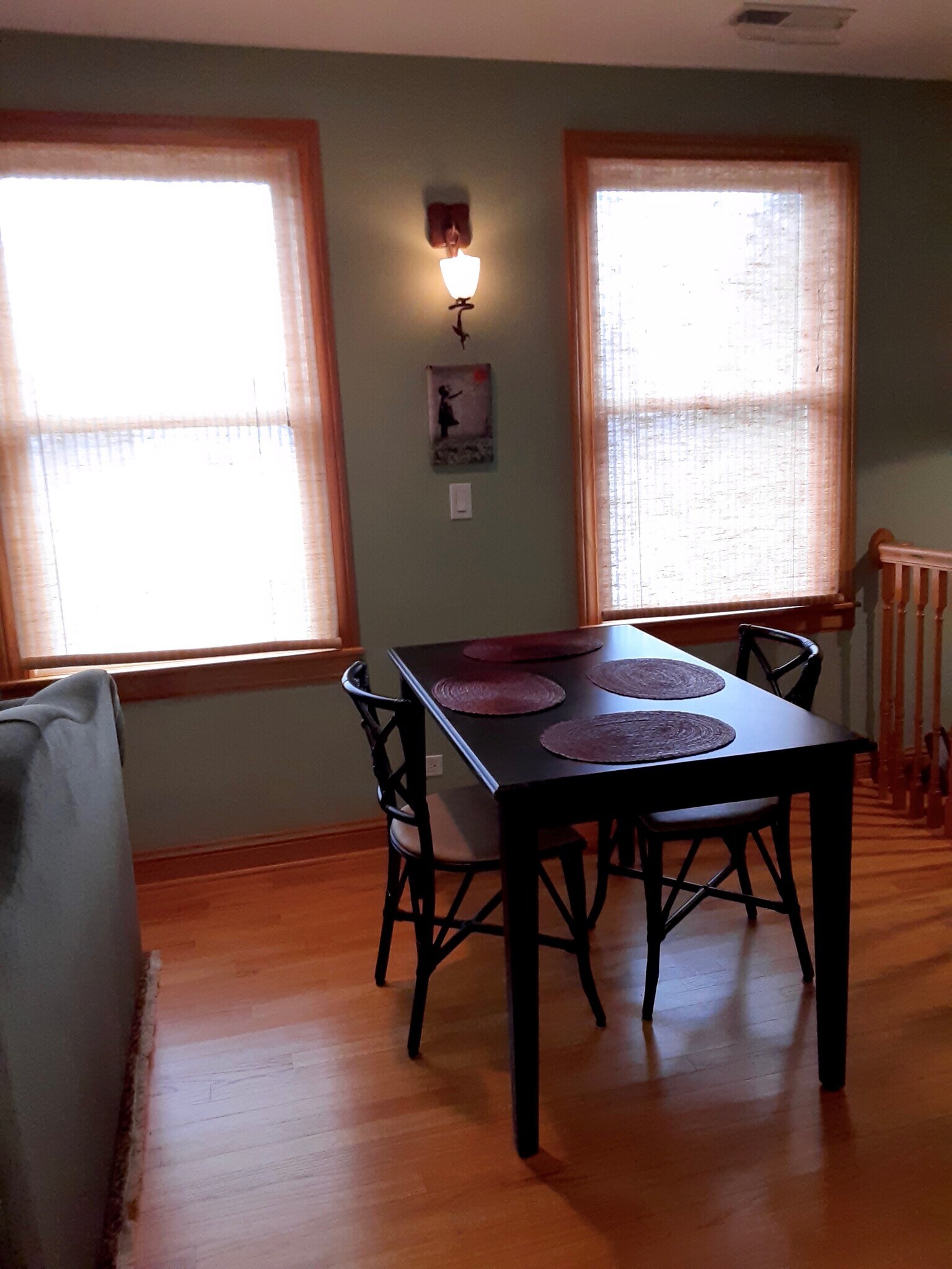 Living Room windows overlook side yard/garden - 2422 N Drake Ave