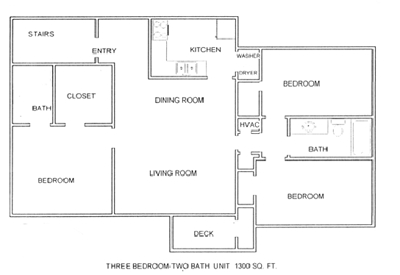 3BA/2BA - Dover Glen Apartments