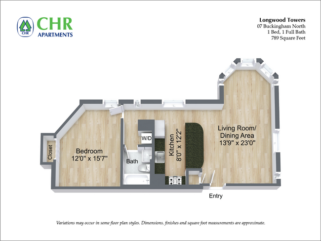 Floorplan - Longwood Towers