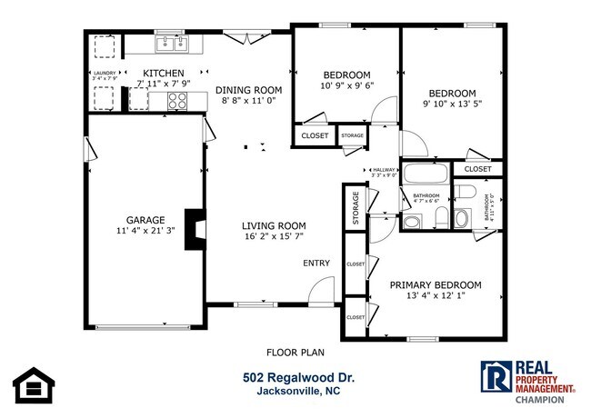 Building Photo - Adorable 3 BD/ 1.5 BA Home with Attached Garage and Large Fenced Yard