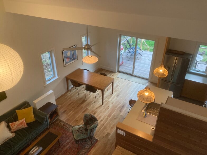 Open floor plan from above - 1017 Creek Locks Rd