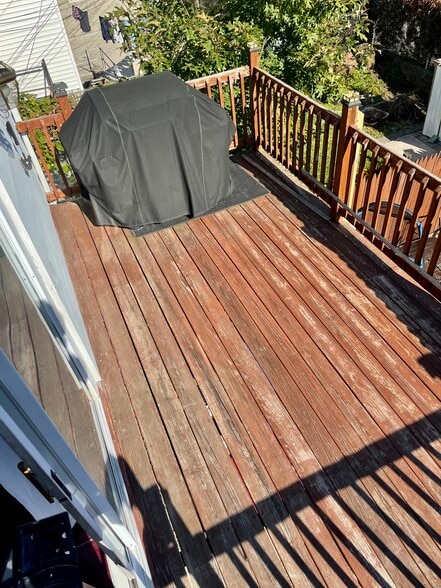 Shared balcony, grill not included. - 156 Kearny Ave
