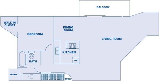 Floorplan - Los Feliz Summit Apartments