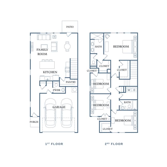 Floorplan - Tessa Mauldin Townhomes