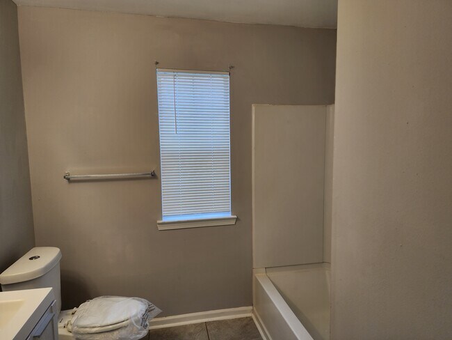Secondary bathroom with new cabinet and tioilet - 1072 Meadow Glen Cir