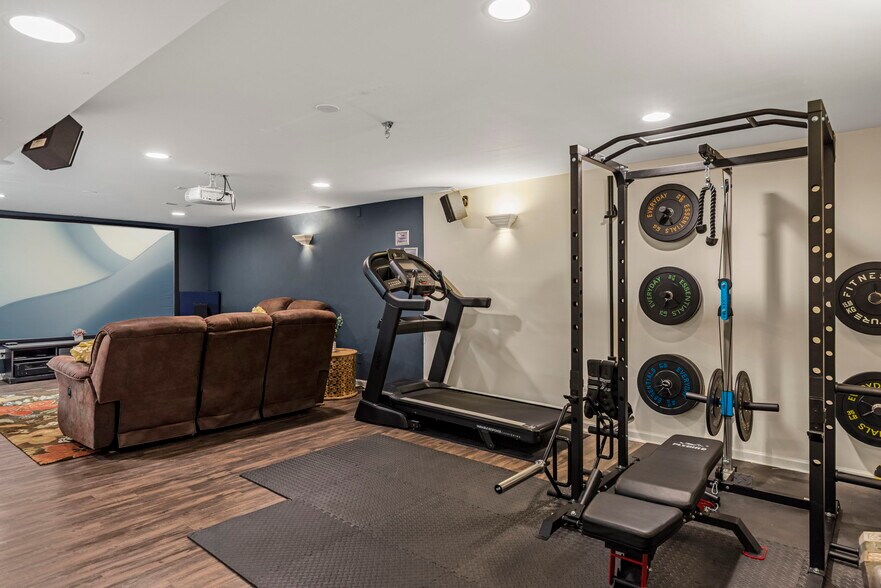 rec room in basement - 31696 N Borre Dr