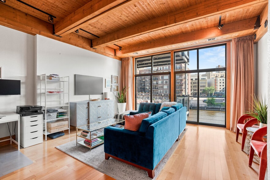 Doors to Private Balcony - 130 S Water St