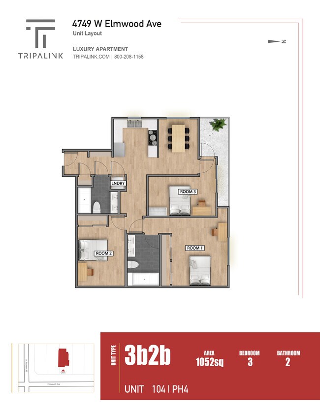 Floorplan - 4749 Elmwood