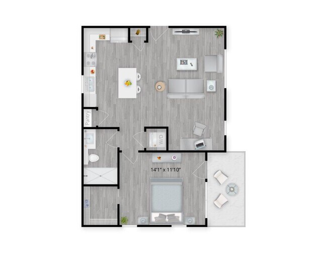 Floorplan - The Rose Apartments