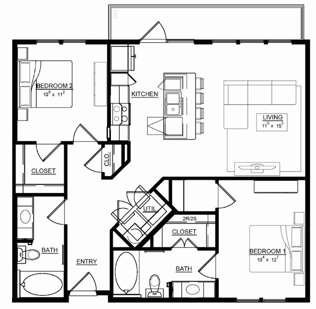 Floorplan - Mystique at University Heights