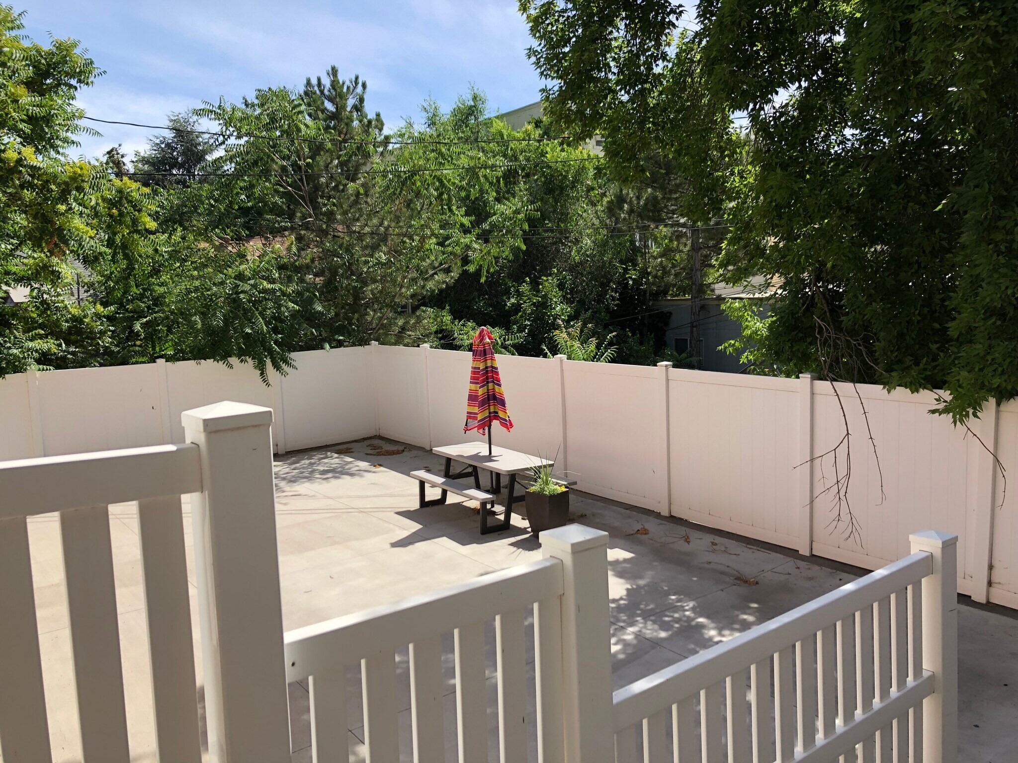 Backyard patio - 73 F St E