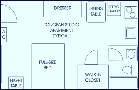 Studio - Tonopah Studio Apartments