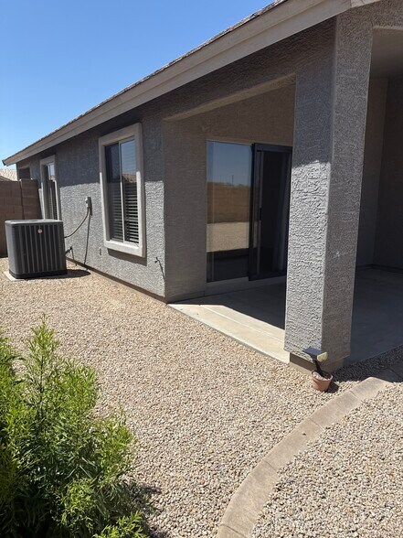 Covered patio & newer AC unit - 3793 S Joshua Tree Ln