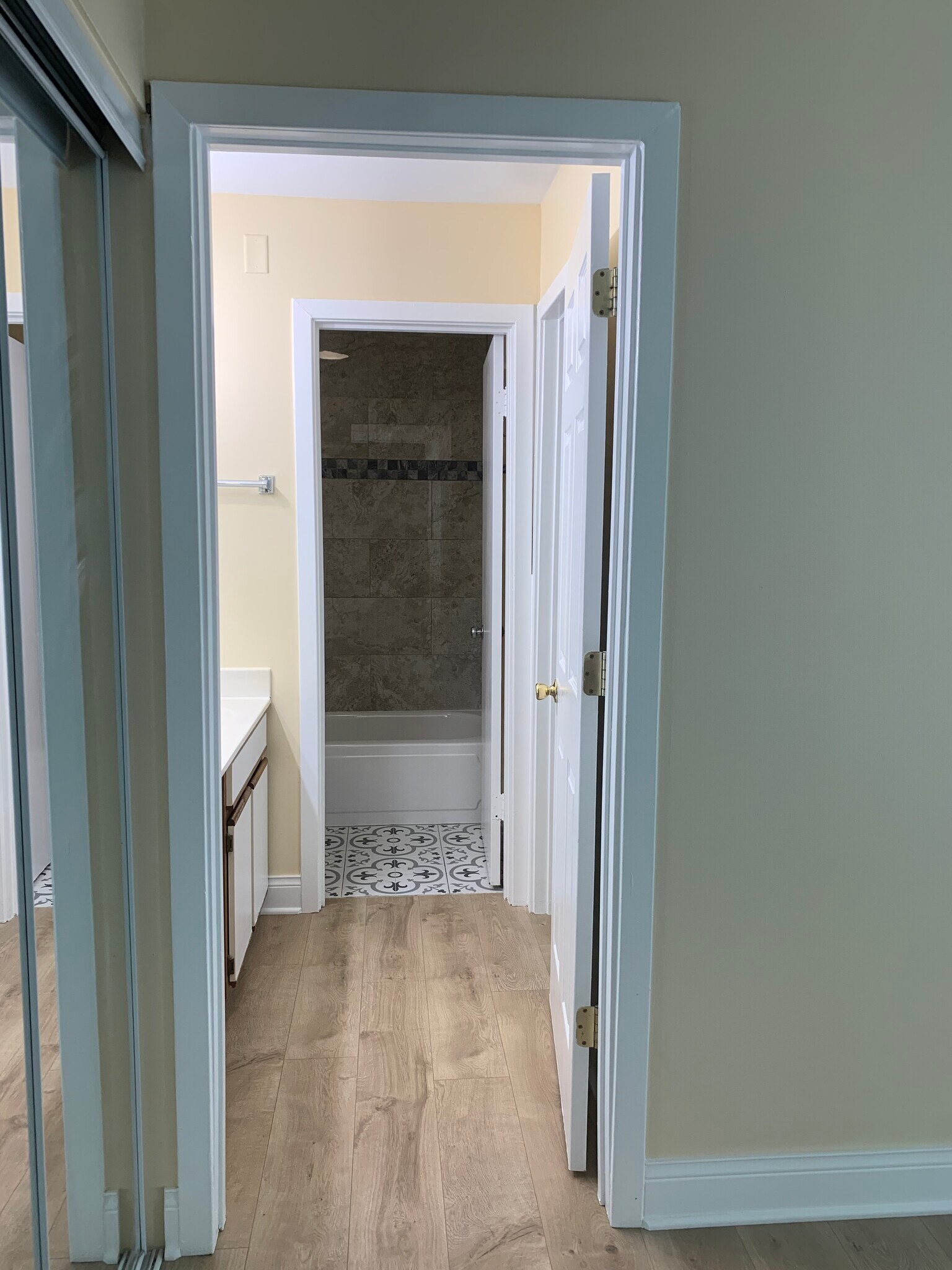 Porcelain bathroom - 1813 Hemlock Pl