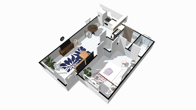 Floorplan - Ponderosa Apartments
