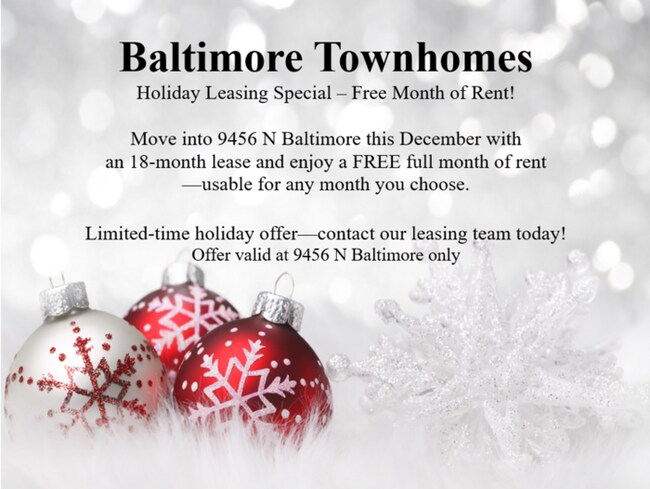 Primary Photo - Baltimore Townhomes: Special Offer of One Month Free Rent