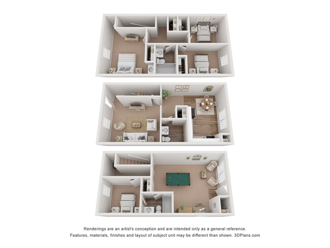 Floorplan - Hyde Park Townhomes