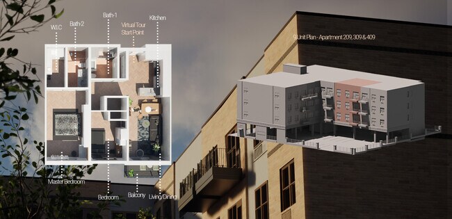 Floorplan - Gabriel Luxury Apartments-Call for details!