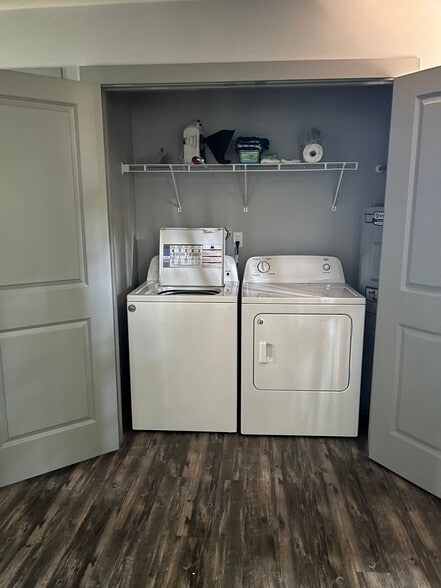 Washer and dryer on site. - 202 Dixie Ave