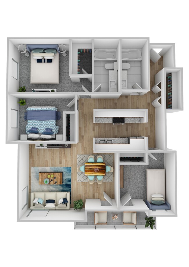 Floorplan - Newberry Square Apartments