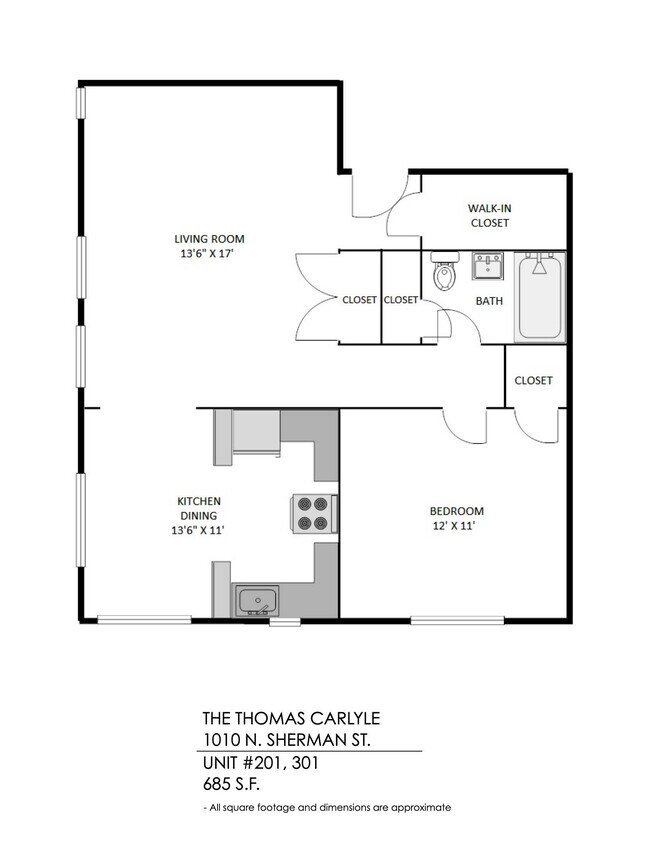 Floorplan - The Thomas Carlyle