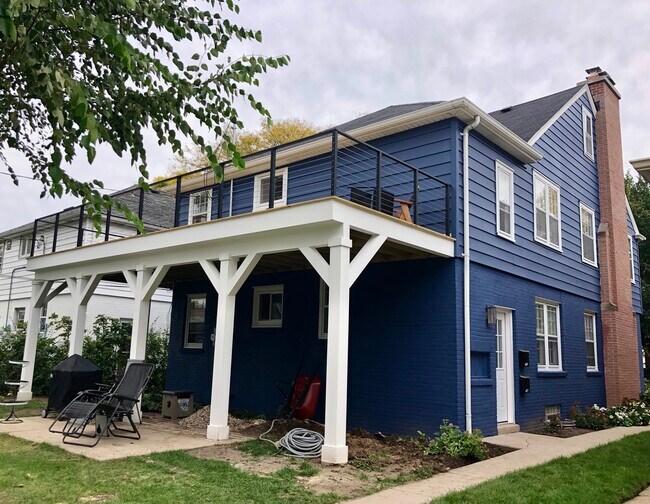 Private upper deck for unit - 4479 N Woodburn St