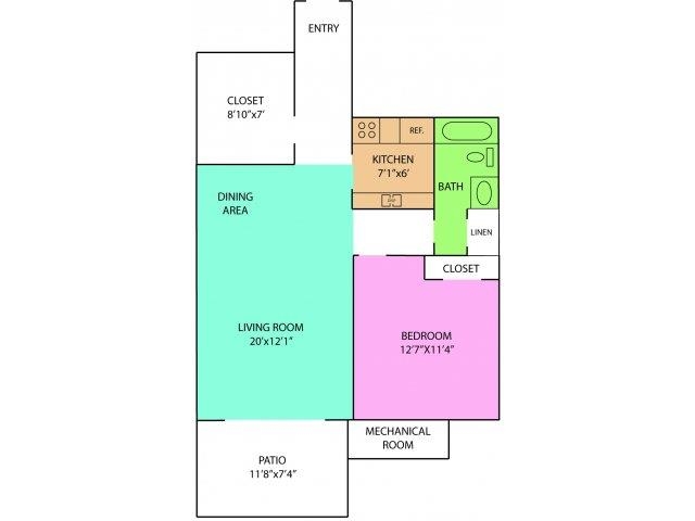 Jr 1 BR - Meetinghouse Apartments & Townhouses