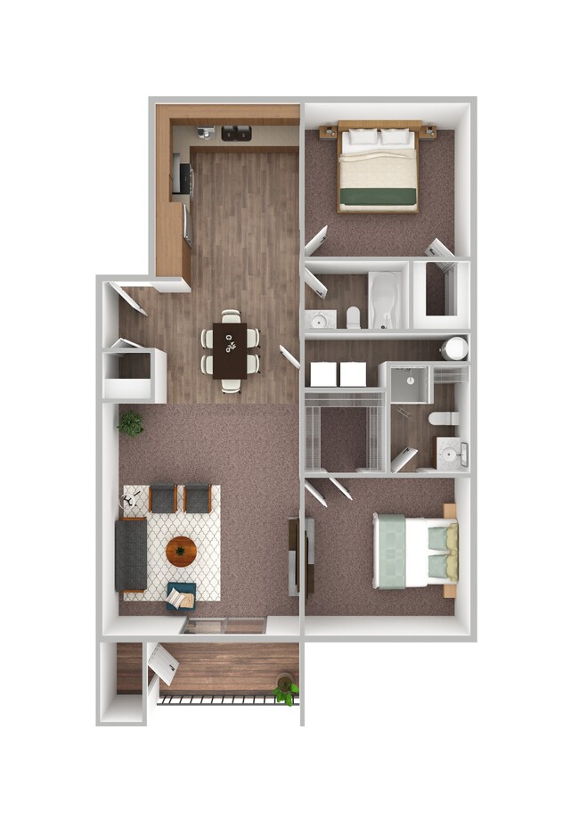 Floorplan - Meadow Stone Apartments