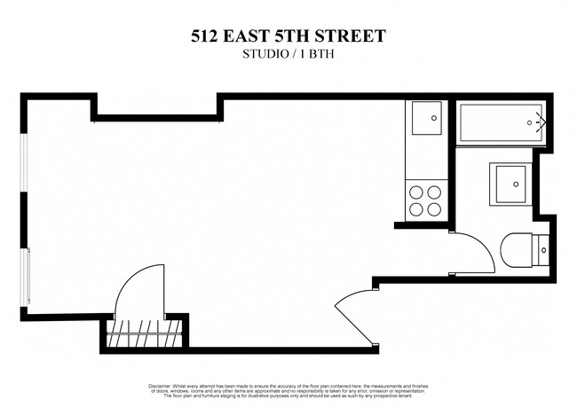 Floorplan - 512 East 5th Street