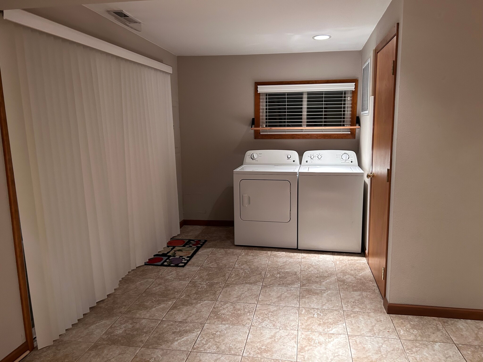 Washer/dryer nook with closet - 22819 12th Ave S