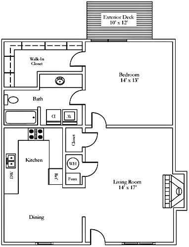 1BR/1BA - Woodlawn Crossing (2023)