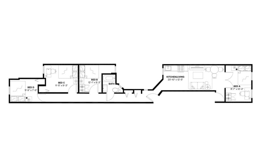 Building Photo - Room in Shared 4 bed/1 bath home