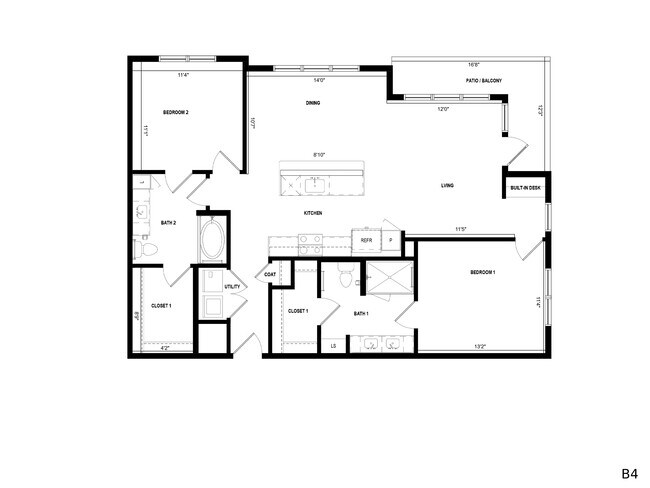 Floorplan - Standard on the River
