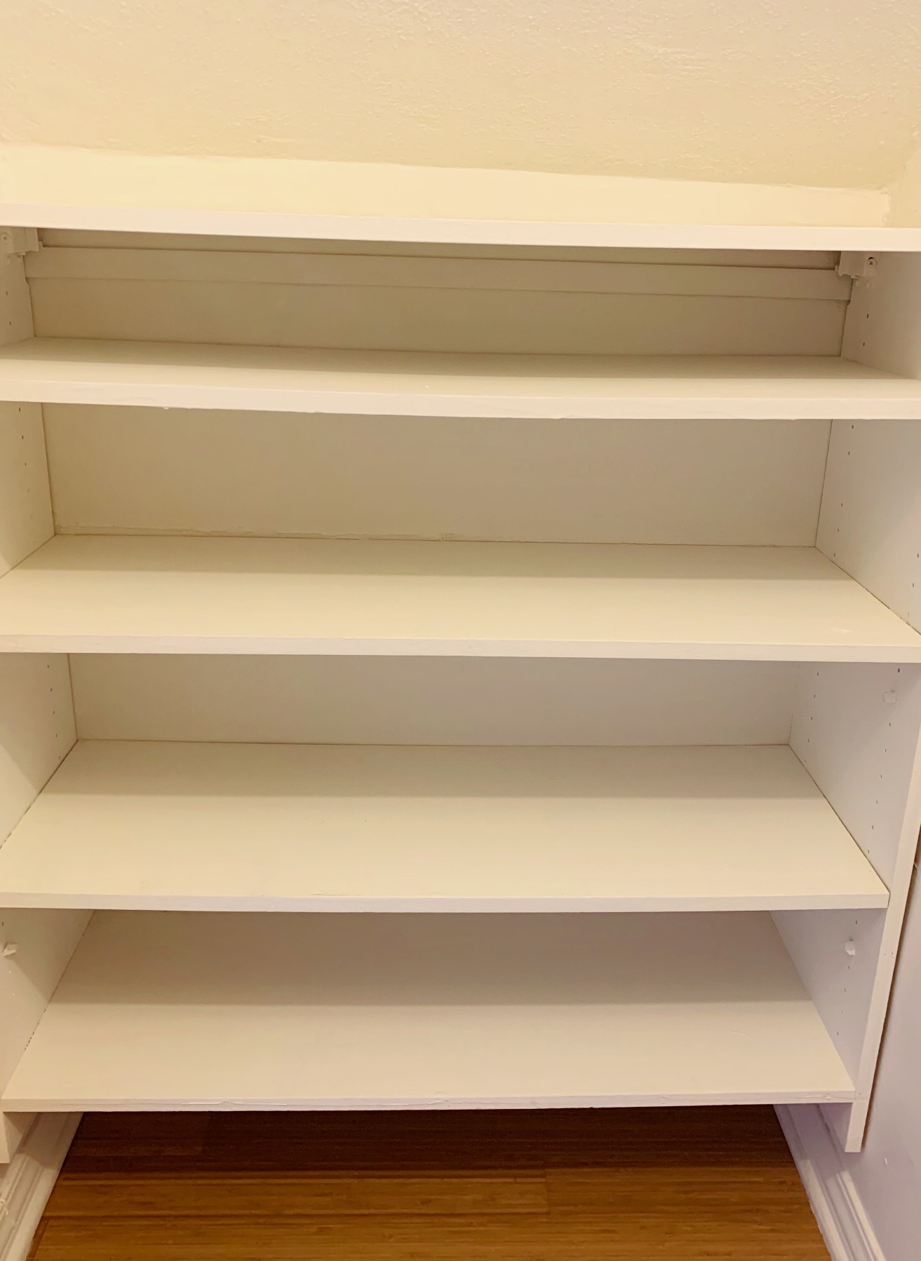 In-closet shelving/shoe rack - 1226 S Highland Ave