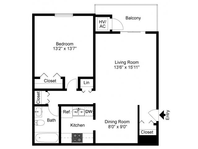 One Bedroom - Fairway Park Apartments & Townhomes