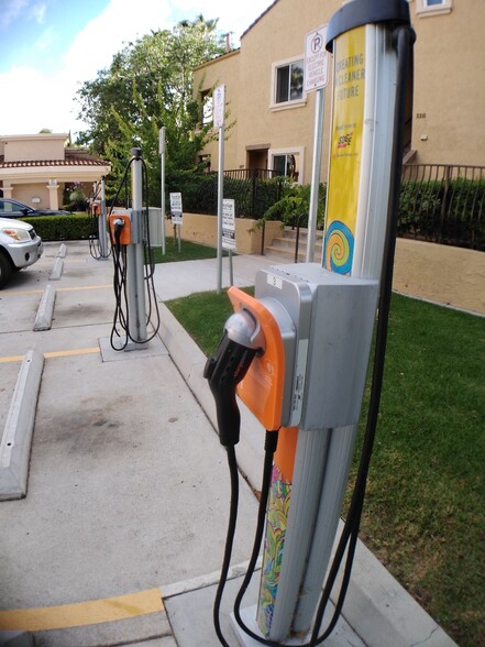 EV charging station for tenants - 3937 Nobel Dr